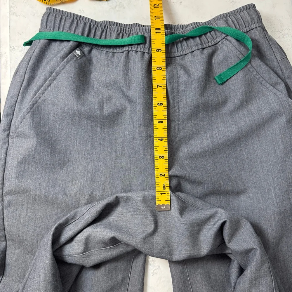 Set of 2 FIGS Tansen Graphite Gray Green Jogger Scrub Pants XS Men’s